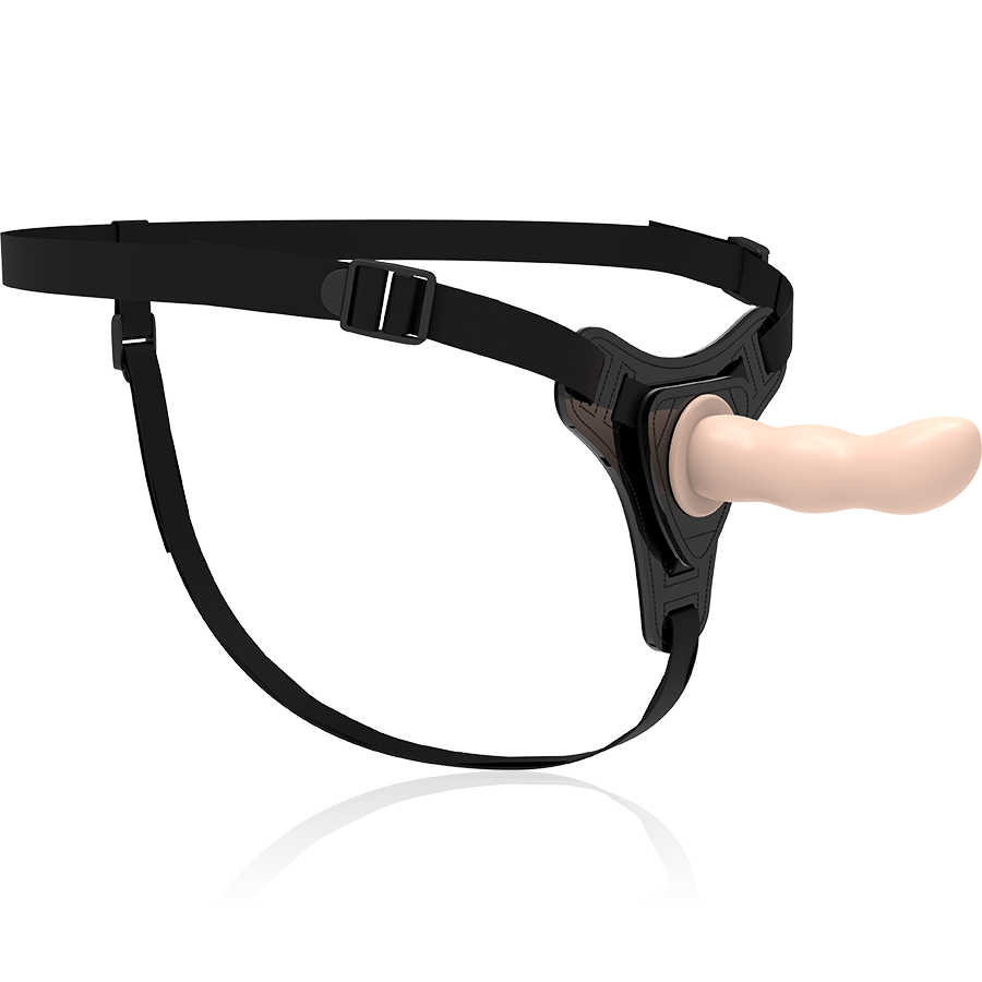 IMBRACATURA SOTTOMESSA FETISH - SILICONE CARNE PUNTO G 12,5 CM