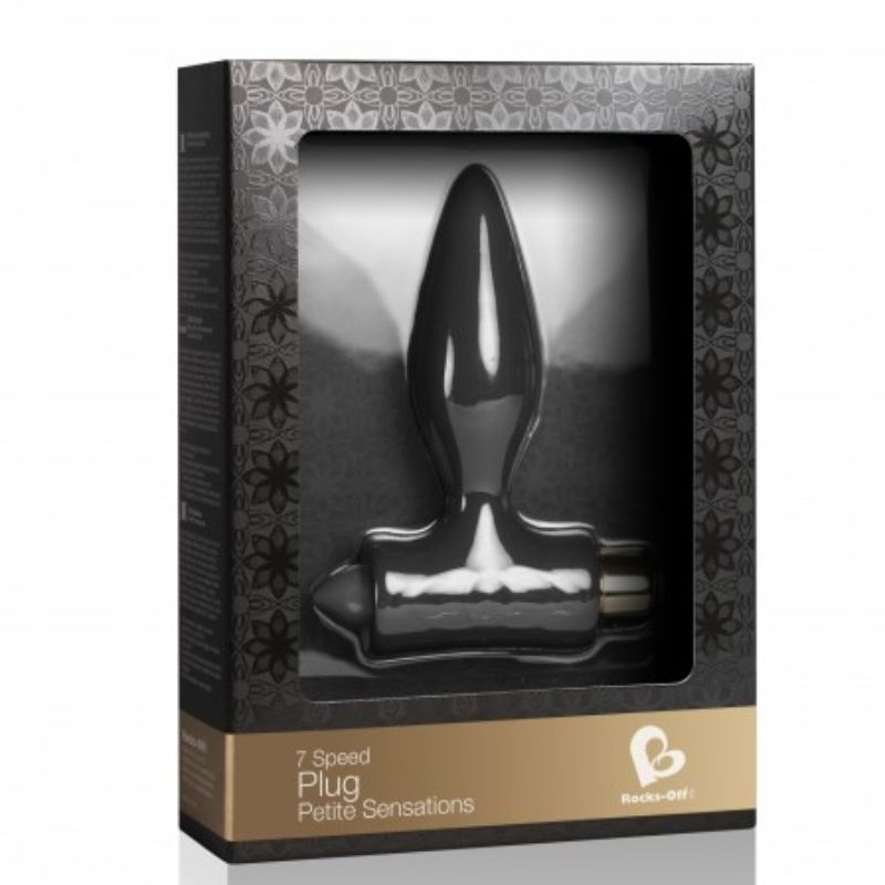 ROCKS-OFF - PLUG ANAL PETITE SENSATIONS PARA PRINCIPIANTES - NEGRO