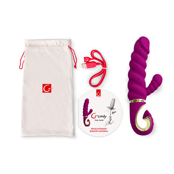 G-VIBE - FUN TOYS VIBRATORE CONIGLIO GCANDY SWEET RASPBERRY