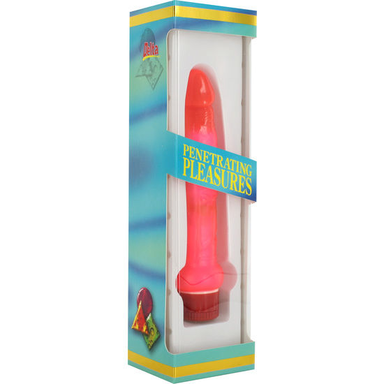 SIETE CREACIONES - VIBRADOR ANAL JELLY THIN ROSA