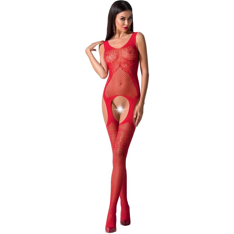 PASIÓN - MUJER BS061 BODYSTOCK NEGRO TALLA ÚNICA