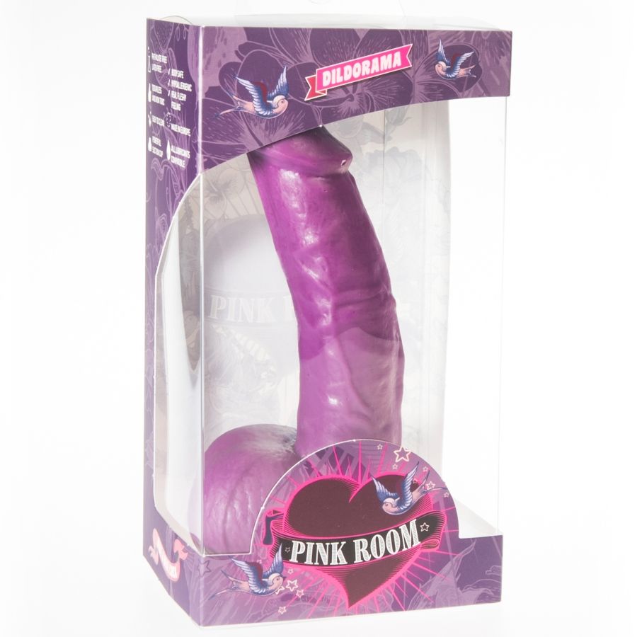 PINK ROOM - CONSOLADOR REALISTA CONNOR MORADO 16 CM