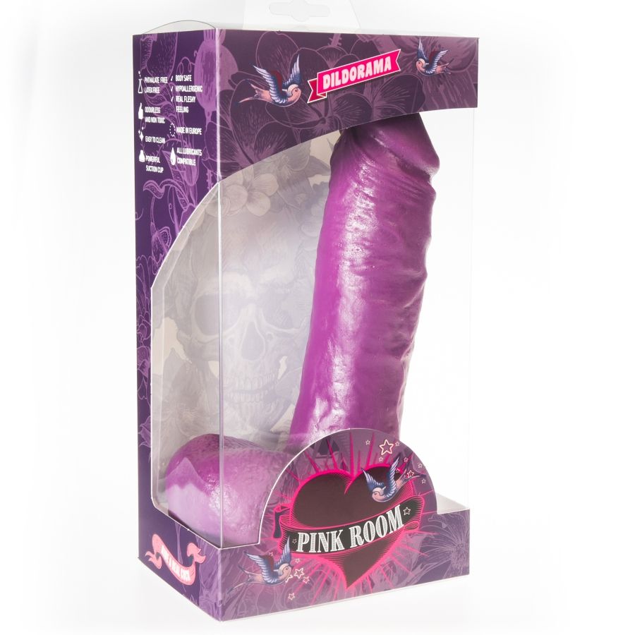 PINK ROOM - DILDO REALISTA ANTON MORADO 21,5 CM
