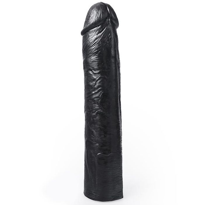 SISTEMA COLGADO - DILDO REALISTA COLOR NEGRO BENNY 25,5 CM