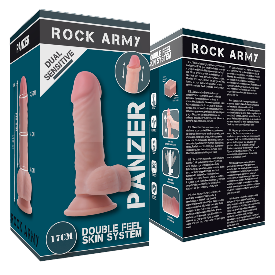 ROCKARMY - PANZER A DOPPIA DENSITÀ 17 CM -O- 4,46 CM