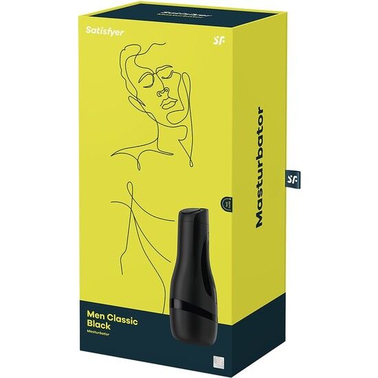 SATISFYER - MASTURBATORE UOMO CLASSICO ARGENTO