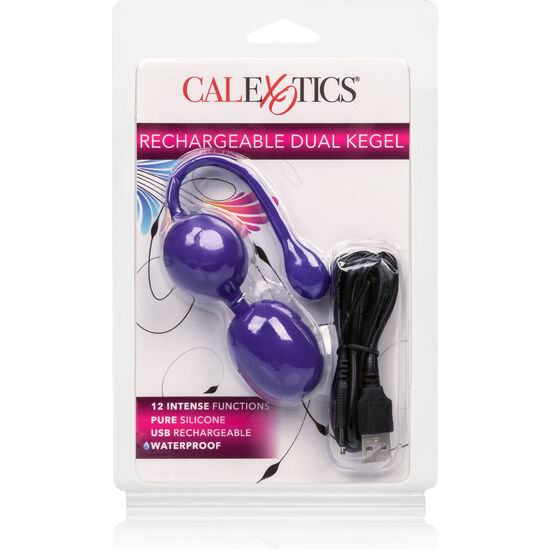 CALEXOTICS - KEGEL DOPPIO RICARICABILE VIOLA