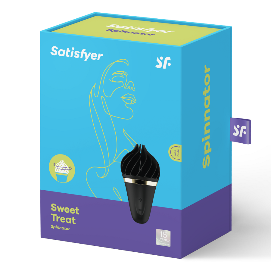 SATISFYER - SPINNATOR DOLCE TRATTAMENTO MARRONE E ROSA