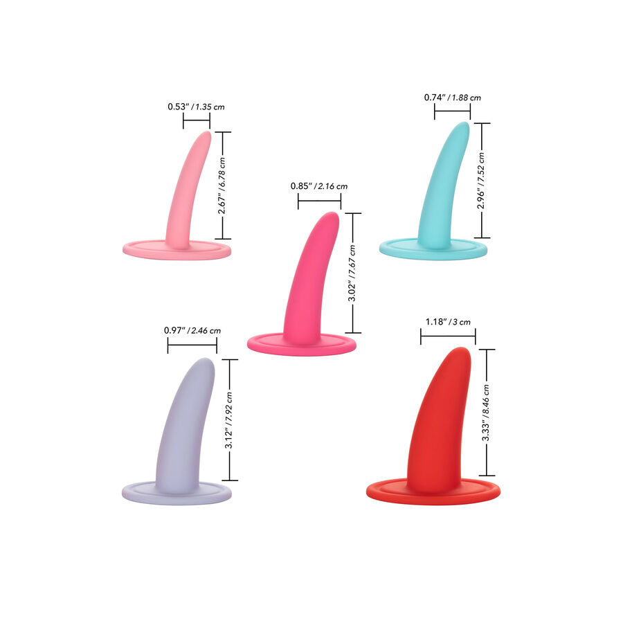 CALEXOTICS - SET DI DILATATORI INDOSSABILI DA 5 PEZZI