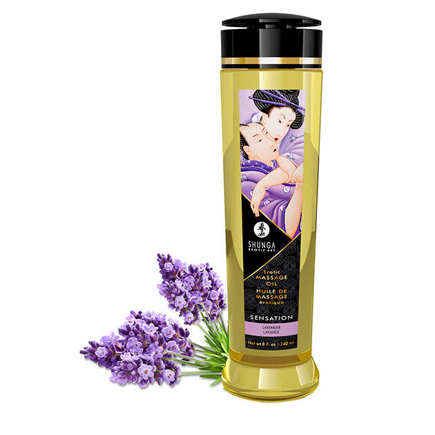 SHUNGA - SENSATION OLIO PER MASSAGGI EROTICO 240 ML