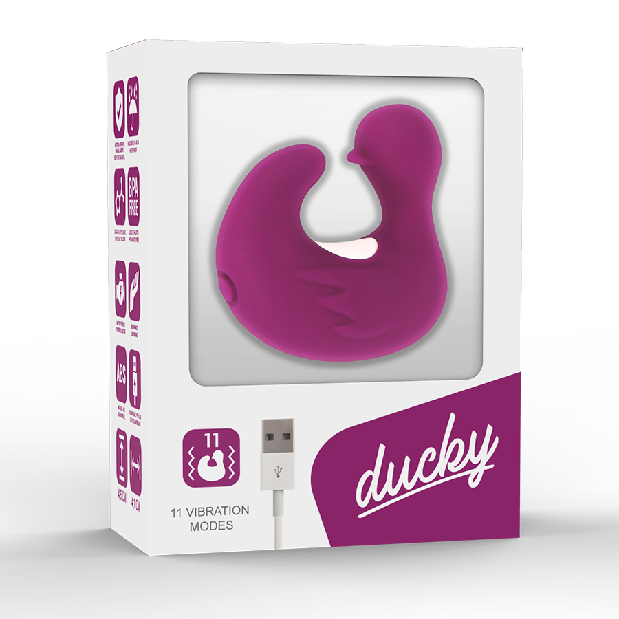 COVERME - DEDAL ESTIMULANTE DE SILICONA RECARGABLE DUCKYMANIA