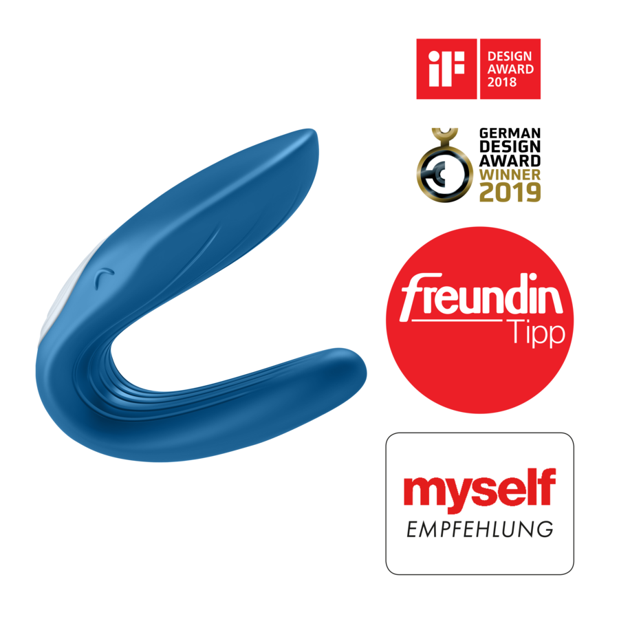 SATISFYER - VIBRATORE A FORMA DI BALENA PER PARTNER CHE STIMOLA ENTRAMBI I PARTNER EDIZIONE 2020