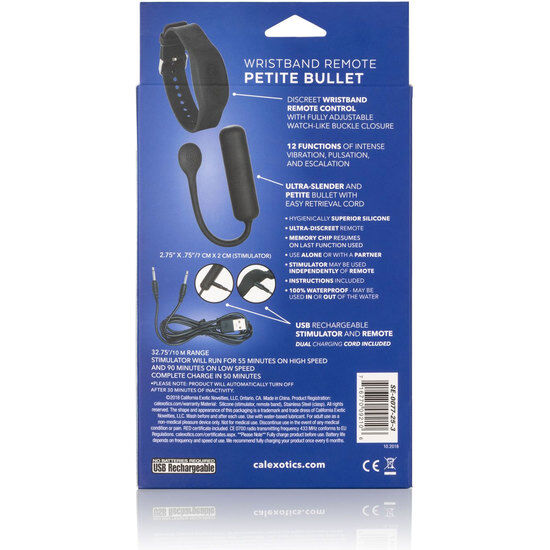 CALEXOTICS - CONTROL REMOTO DE PULSERA PETITE BALA