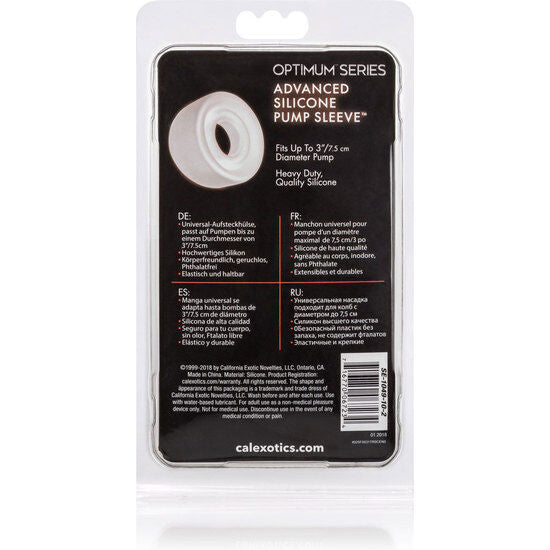CALEXOTICS - ADV SILICONE PUMP SLEEVE TRASPARENTE
