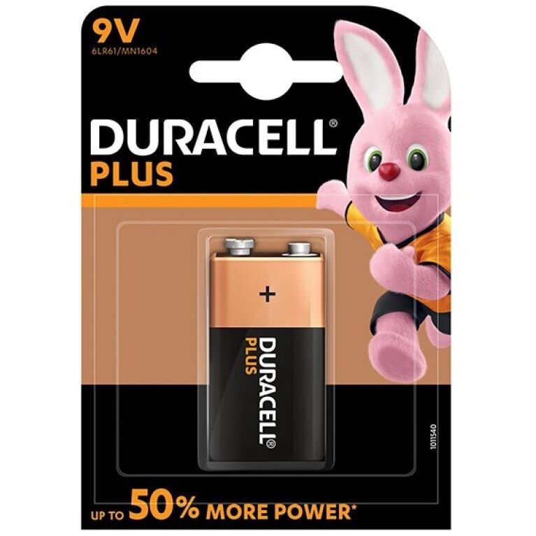 DURACELL - BATTERIA PLUS POWER 9V LR61 1 UNITÀ