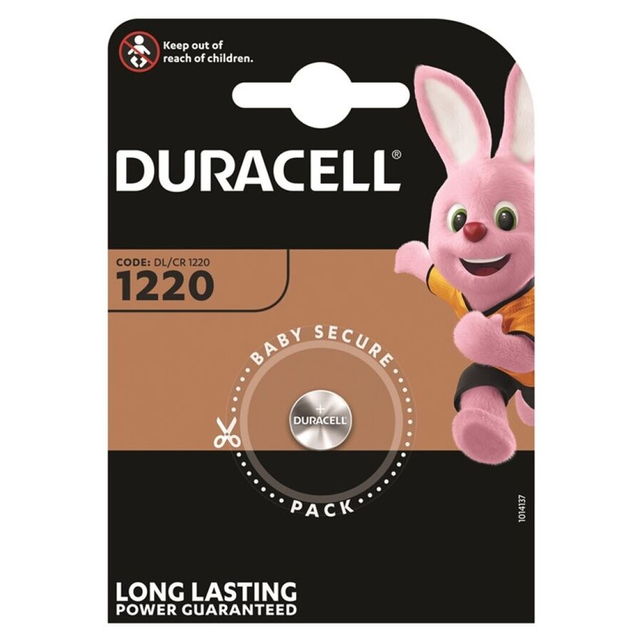 DURACELL - BATTERIA BOTON LITIO CR1220 3V 1 UNITÀ