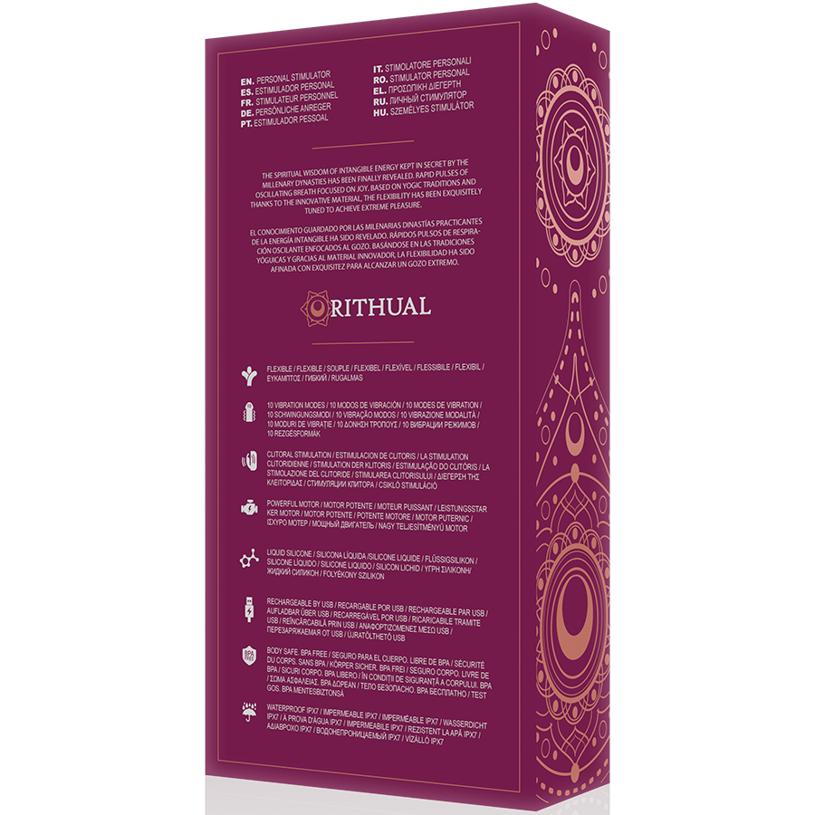 RITHUAL - ANUSARA DOPPIO MOTORE RICARICABILE 2.0 ORCHIDEA