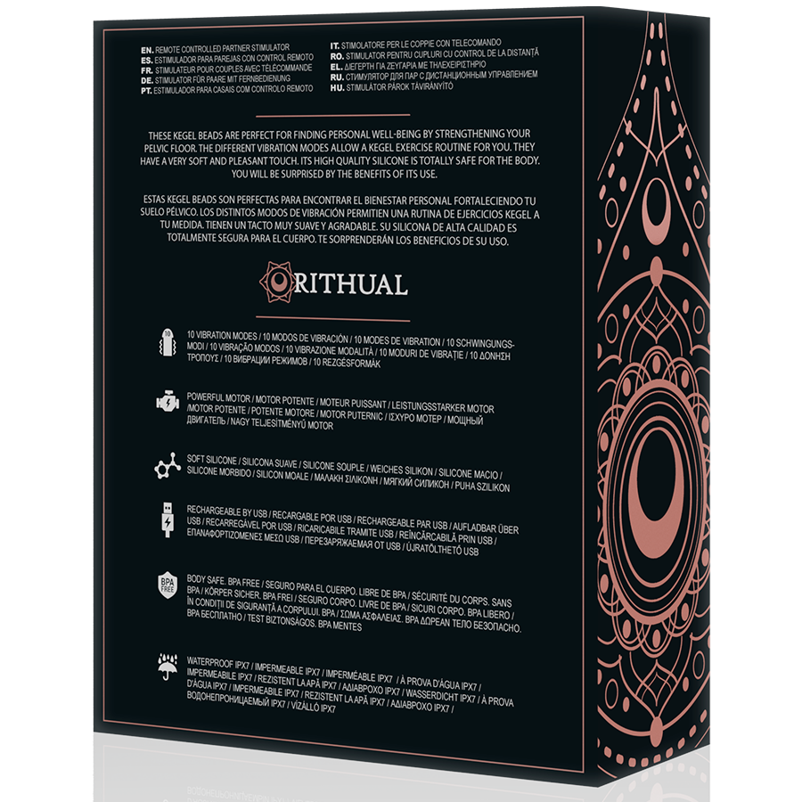 RITHUAL - NISHA PALLINE DI KEGEL VIBRANTI RICARICABILI ORCHIDEA
