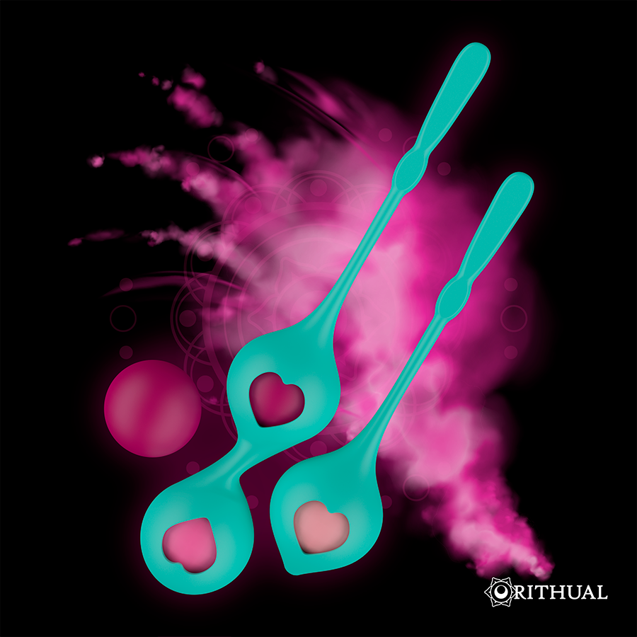 RITHUAL - SET PER ALLENAMENTO PELVICO DEVA AQUA GREEN