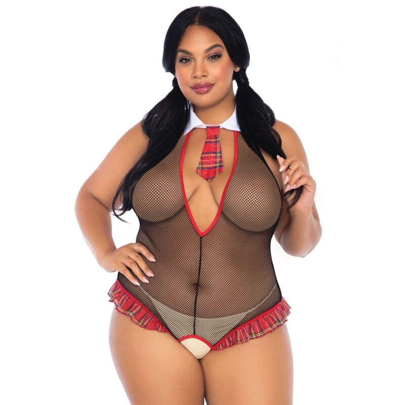 LEG AVENUE - TEDDY FITNESS SCOLARE SENZA CROCE TAGLIE FORTI