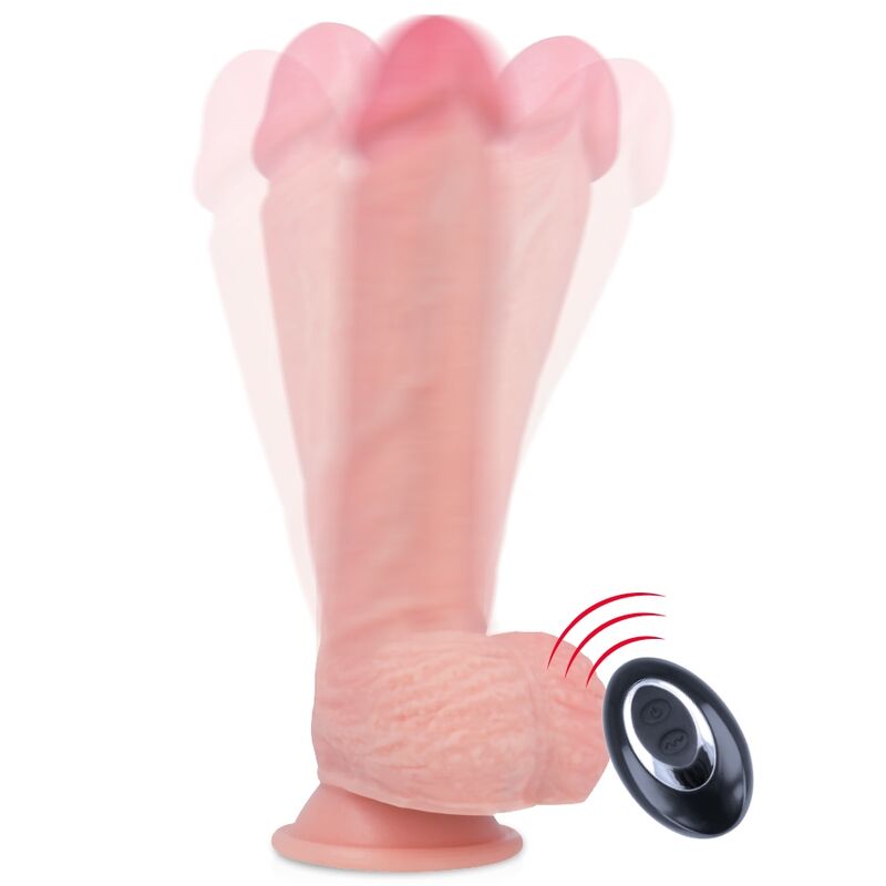 ROCKARMY - VIBRADOR DE SILICONA LÍQUIDA PREMIUM APACHE CONTROL REMOTO 20,5 CM -O- 4,62 CM