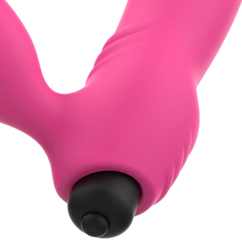 OHMAMA - BIX VIBRATORE DOPPIO STIMOLATORE EDIZIONE NATALE ROSA