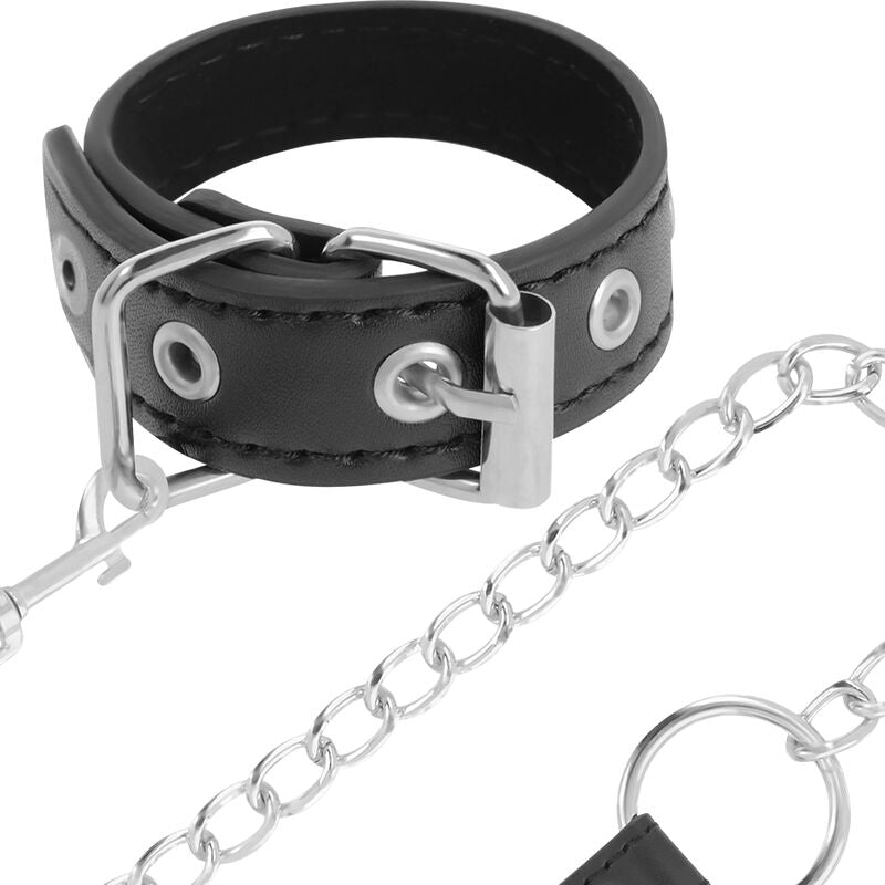 DARKNESS - ANELLO PER PENE CON CINGHIA
