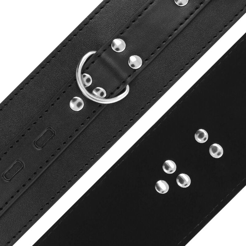 OSCURITÀ - MANETTE IN PELLE NERA