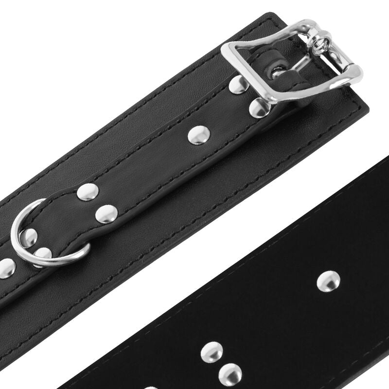 OSCURITÀ - MANETTE IN PELLE NERA