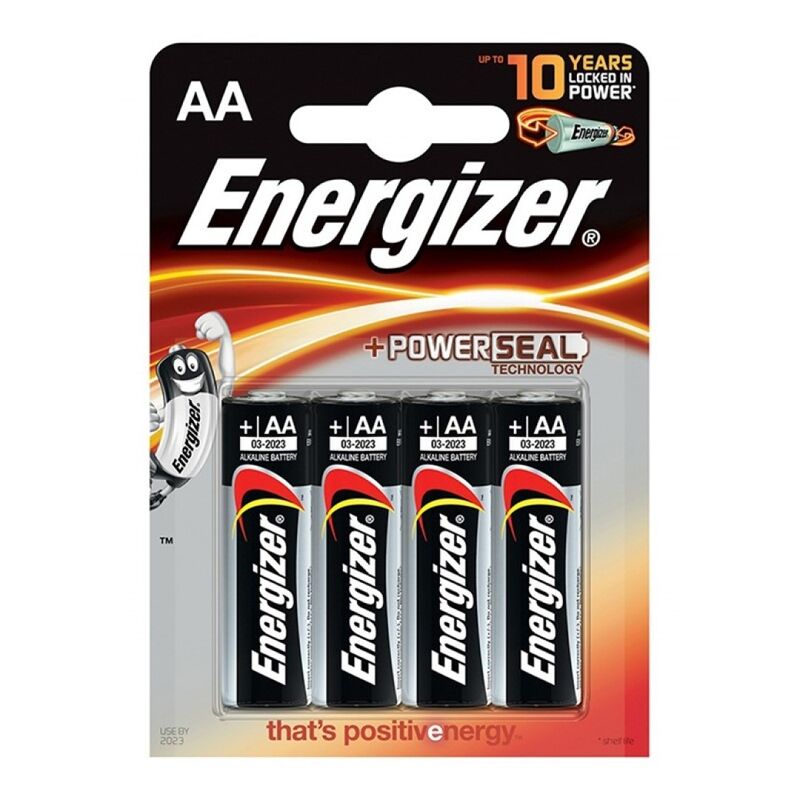 ENERGIZER - BATTERIA ALCALINE AA LR6 *4