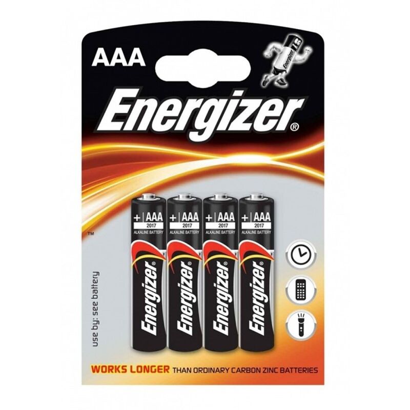 ENERGIZER - BATTERIA ALCALINE AAA LR03 *4