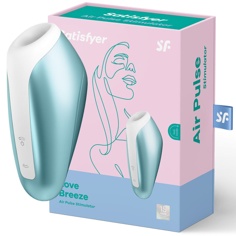 SATISFYER - ASPIRATORE LOVE BREEZE BLU GHIACCIO