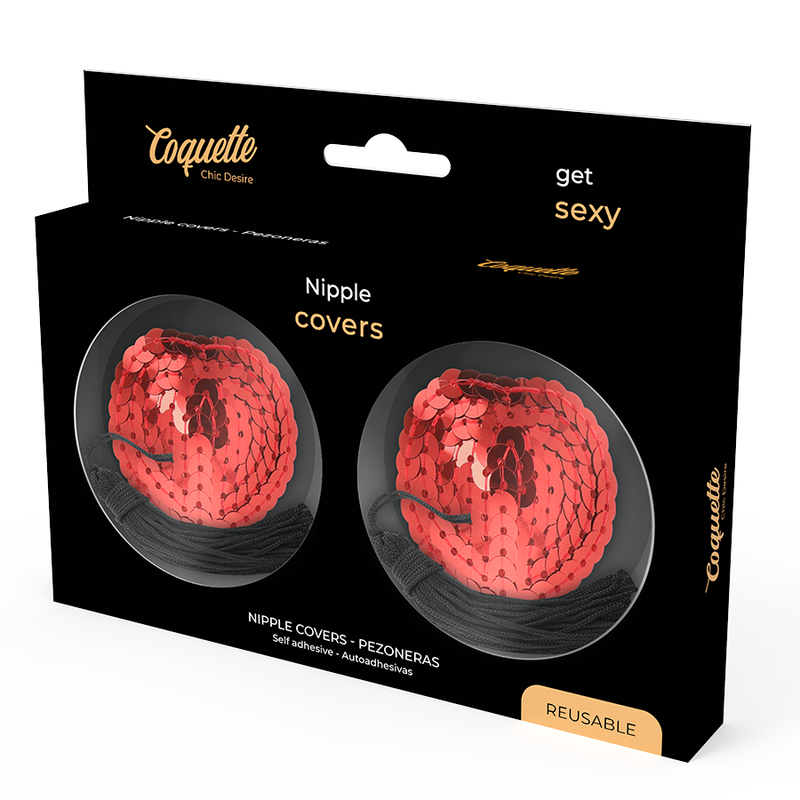 COQUETTE CHIC DESIRE - CUBREPEZONES ROJOS