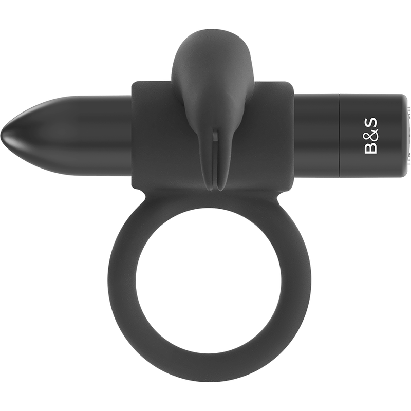 NERO&ARGENTO - ANELLO VIBRANTE A 10 MODALITÀ BURTON NERO