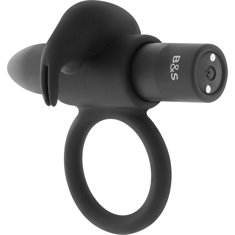 NERO&ARGENTO - ANELLO VIBRANTE A 10 MODALITÀ BURTON NERO