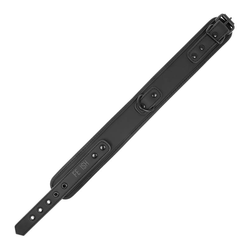 FETISH SUBMISSIVE - COLLANA CON CATENA RIVESTITA IN NOPRENE