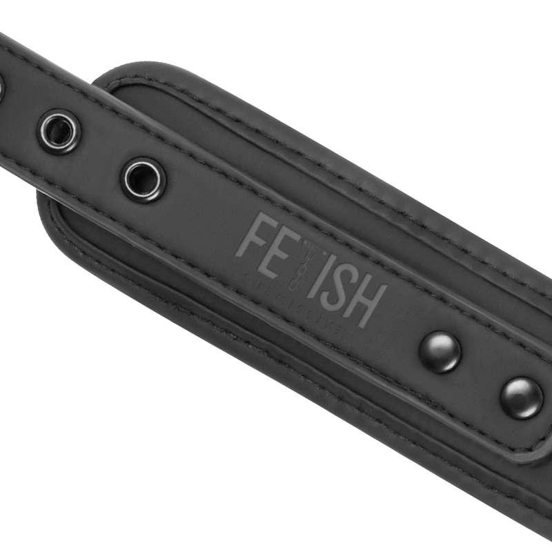 FETISH SUBMISSIVE - COLLANA CON CATENA RIVESTITA IN NOPRENE