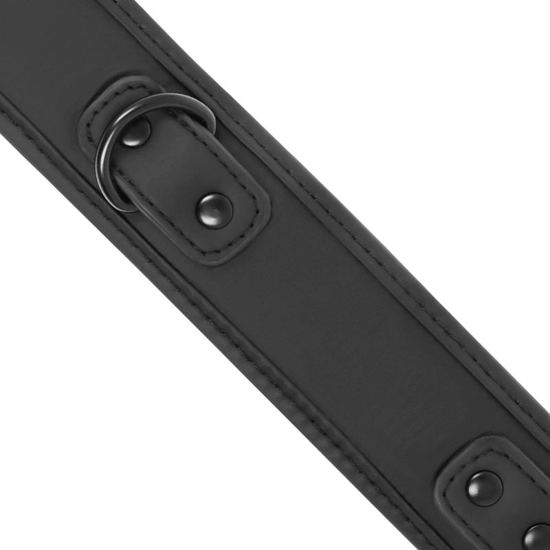 FETISH SUBMISSIVE - COLLANA CON CATENA RIVESTITA IN NOPRENE