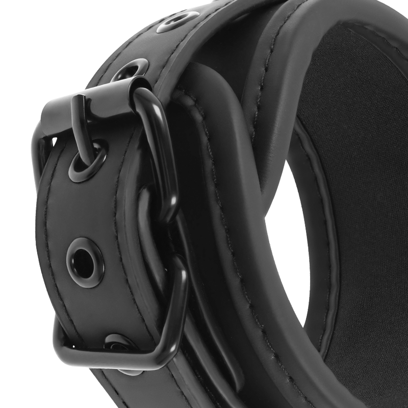 FETISH SUBMISSIVE - SET DI MANETTE PER MANI E CAVIGLIA CON FODERA IN NOPRENE