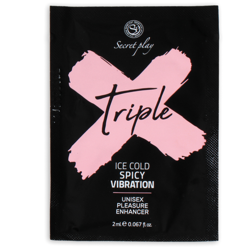 SECRETPLAY - INTENSIFICATORE DI PIACERE TRIPLO X IN DOSE MONODOSE