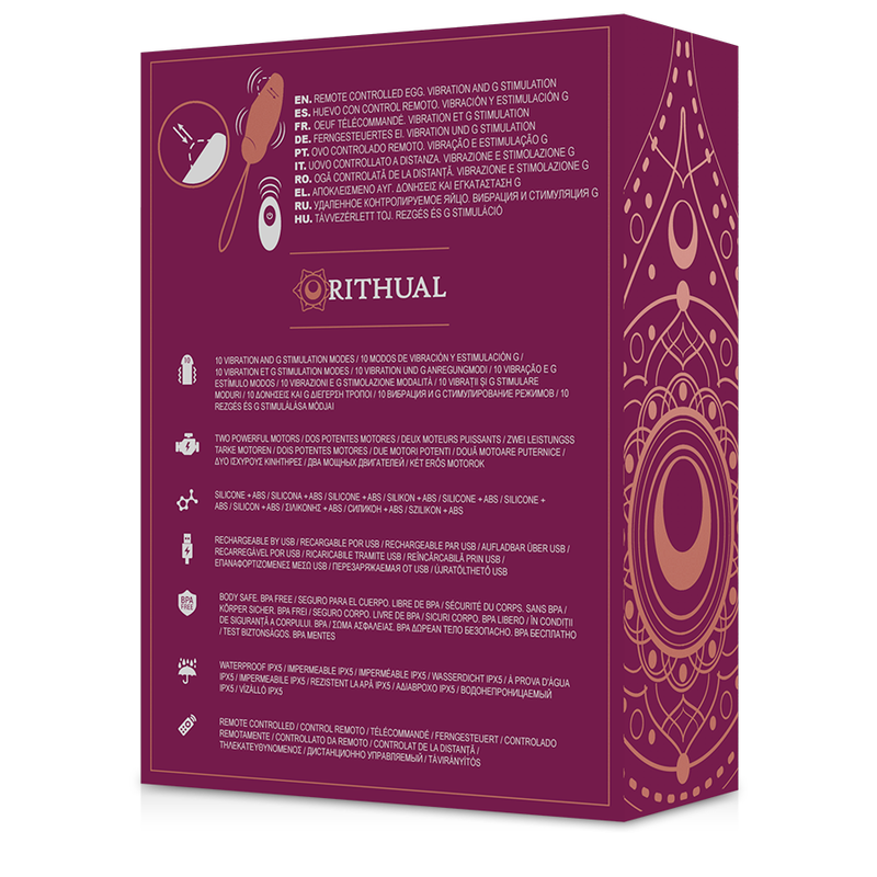 RITHUAL - PRIYA EGG TELECOMANDO PUNTO G + VIBRAZIONE