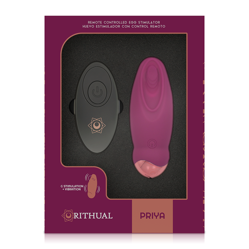 RITHUAL - PRIYA EGG TELECOMANDO PUNTO G + VIBRAZIONE