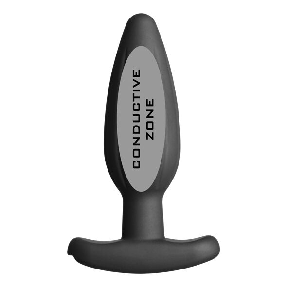 ELECTRASTIM - DIlatatore anale in silicone nero medio