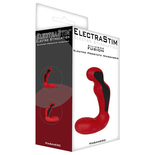 ELECTRASTIM - MASSAGGIATORE PROSTATICO IN SILICONE FUSION HABANERO