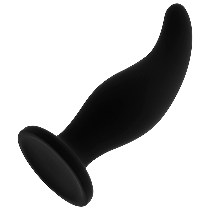 OHMAMA - PLUG ANALE IN SILICONE CURVO P-POINT 12 CM