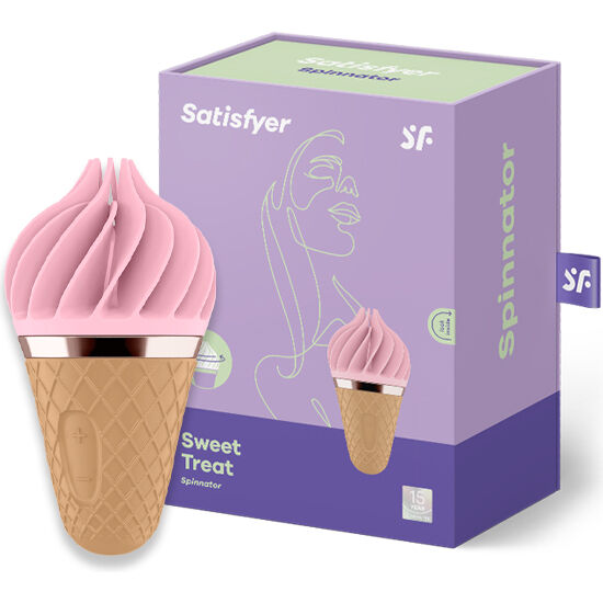 SATISFYER - SPINNATOR DOLCE TRATTAMENTO MARRONE E ROSA