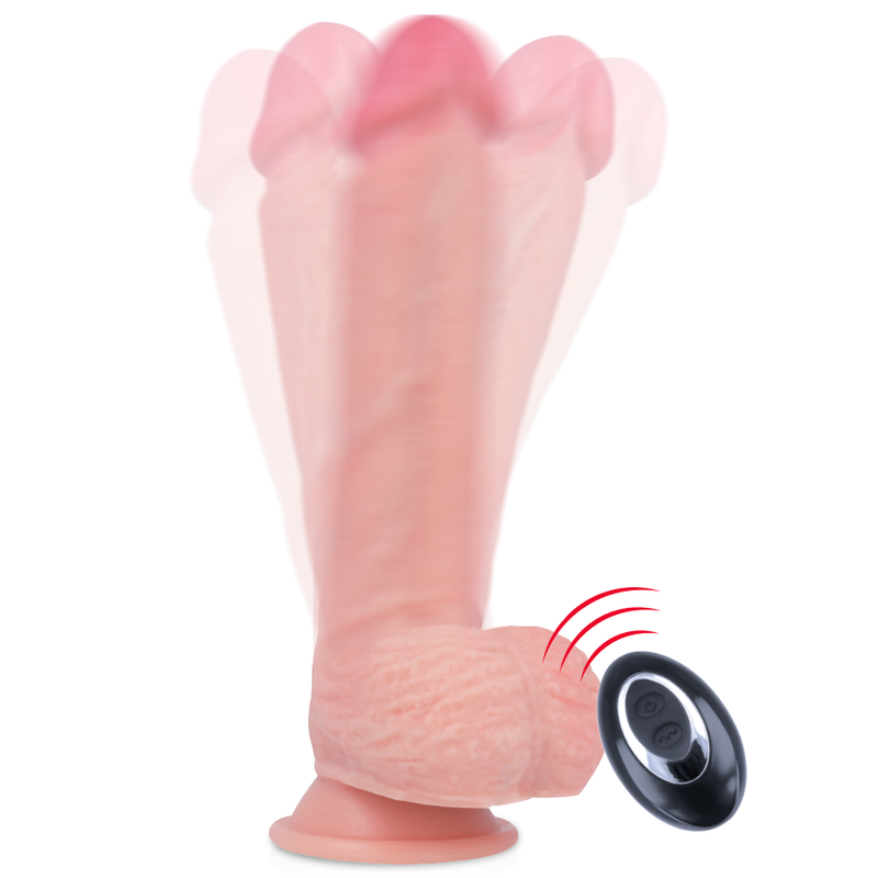 ROCKARMY - IMBRACATURA + VIBRATORE IN SILICONE LIQUIDO PREMIUM APACHE TELECOMANDO 20,5 CM -O- 4,62 CM