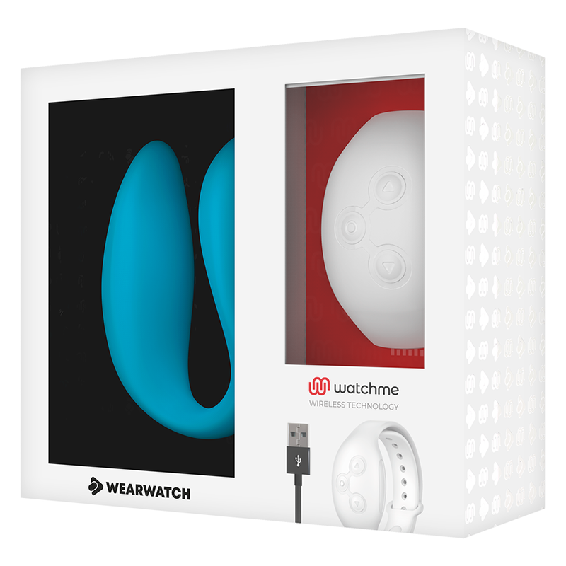 WEARWATCH - VIBRATORE A DOPPIA TECNOLOGIA WATCHME INDACO/NEVE