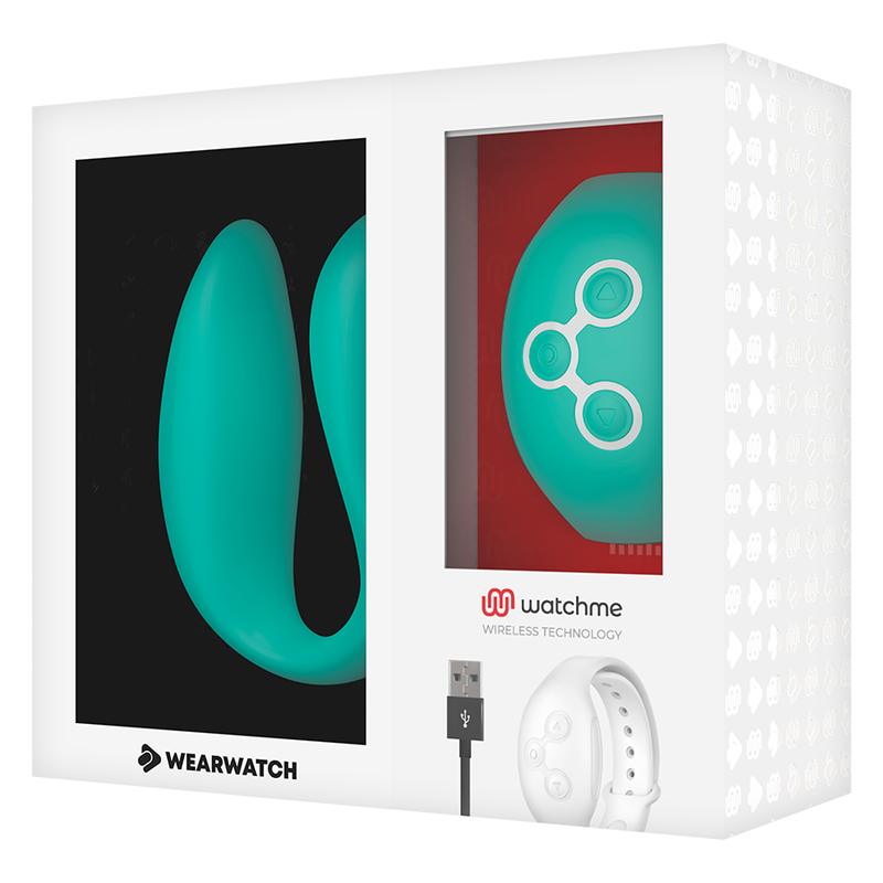 WEARWATCH - VIBRATORE WATCHME VERDE CHIARO A DOPPIA TECNOLOGIA